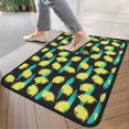thumbnail image 4 of Yellow Lemon Fruit Slices Black Pattern Door Rugs,Washable Non Slip Door Mats Indoor,Decorative Door Mats,Entry Mat Indoor for Entrance,Bedroom,Kitchen,Bathroom,30"x17", 4 of 6