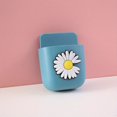 thumbnail image 3 of 1pc Cute Cartoon Bedside Mobile Phone Hanging Rack with Stationery Pen Office Storage Box & Makeup Brush Wall Hanging Rack, 3 of 5