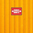 thumbnail image 2 of Classic Framed Plus Cable Route Door or Wall Sign | Business Protection Construction Site Warehouse & Shop Area -Small, 2 of 9