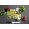 thumbnail image 3 of Nebraska Goldenrod in Watercolor Glass Cutting Board Large 12 in x 15 in, 3 of 5