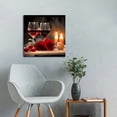 thumbnail image 4 of Nawypu Kitchen Canvas Wall Art Prints Black and White Wine Floral Painting Picture for Dining Room Wall Decor, 4 of 4