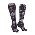 thumbnail image 3 of Naloa Roses Flowers High Stockings Women Thigh High Stockings Over Knee Long Stockings-One Size, 3 of 8