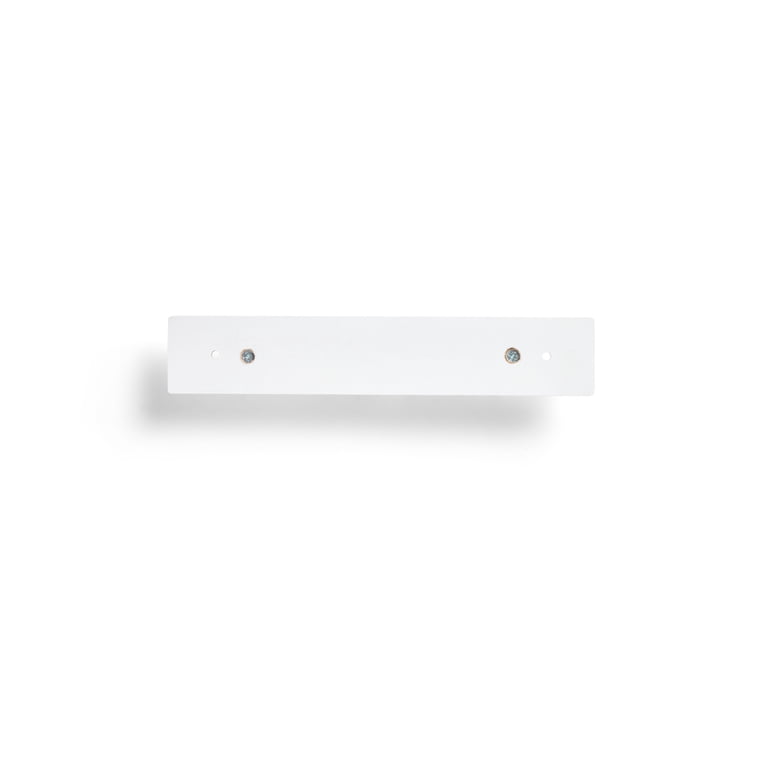 Mainstays White Key Rail With 4 Satin Nickel Hooks photo 3