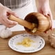 thumbnail image 2 of Mortar And Pestle Set Big Manual Garlic Spices Large Mortar Pestle Pepper Minced Tool Durable Lightweight Garlic Mills Mixing Pot Herb Pepper Grinder, 2 of 5