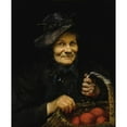 thumbnail image 2 of Flora Thomas Mccaig 20x24 Black Ornate Framed Double Matted Museum Art Print Titled: Portrait of Woman with Oranges (1907), 2 of 5
