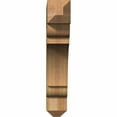 thumbnail image 2 of Ekena Millwork 6"W x 32"D x 32"H Olympic Craftsman Rough Sawn Bracket, Western Red Cedar, 2 of 13