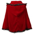 thumbnail image 5 of Hvyesh Velvet Riding Hooded Velvet Cloak Halloween Christmas Cosplay Party Fancy Cape, 5 of 6