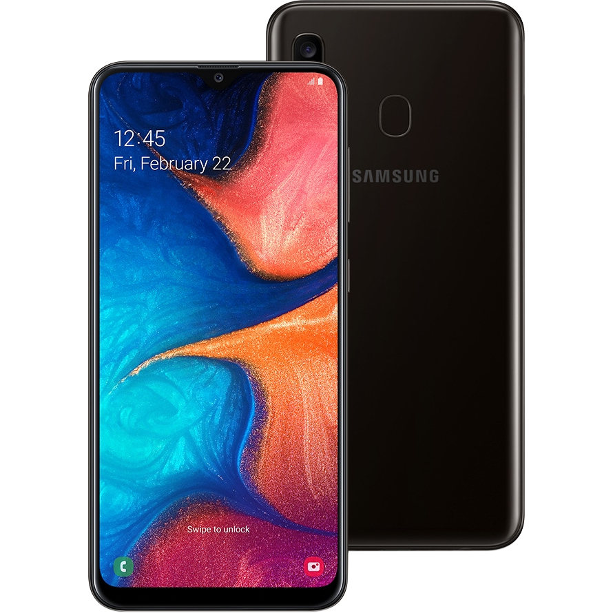 SAMSUNG Unlocked Galaxy A20, 32GB Black - Smartphone - image 2 of 15