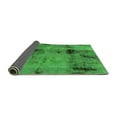 thumbnail image 2 of Ahgly Company Indoor Round Abstract Green Modern Area Rugs, 5' Round, 2 of 4
