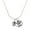 Silver, variant on Gold-tone Black Spider on Web Spinner - Silvertone Senior Mom Class of 2026 Dome Necklace, 18"