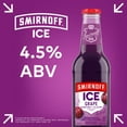 thumbnail image 2 of Smirnoff Ice Grape, 6 Pack Bottles, 11.2 fl oz, 4.5% ABV, 2 of 9