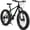 Black, variant on Track Seven 26-Inch Fat Tire Mountain Bike, High-Carbon Steel Frame, Full Shimano 21-Speed Drivetrain, Dual Disc Brakes, All-Terrain Suspension MTB for Adults, Black