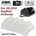 thumbnail image 2 of 100Pcs S9/S10 CPAP Disposable Universal Replacement Filters for AirSense s20241224136, 2 of 5