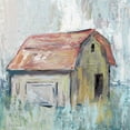 thumbnail image 2 of Robinson, Carol 26x26 Black Ornate Wood Framed with Double Matting Museum Art Print Titled - Pastel Barn II, 2 of 4
