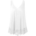 thumbnail image 1 of HSHDLDF Plus Size Swing Lace Flowy Tank Top for Women, 1 of 3