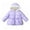 Purple, variant on BULLPIANO Winter Coats for Kids with Hoods Light Puffer Jacket for Baby Girls Infants Toddler Fall Winter Hooded Jacket