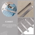 thumbnail image 3 of Toddmomy 10 Pcs Crimping Clamp Silver Alloy Measuring Holding Fabric In Place For Sewing Enthusiasts, 3 of 8