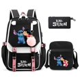 thumbnail image 1 of Anime Cartoon Backpack, Suitable For Boys And Girls, With USB Port, Role Playing School Bag, Three Piece Set-siniker, 1 of 4