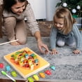 thumbnail image 4 of Feltree 9-in-1 Multifunctional Educational Building Block Toy Box for Kids with Alphabet, Number Pairing, Fishing, Painting & More Interactive Learning Games, 4 of 8