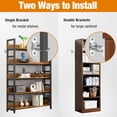 thumbnail image 3 of Anclajes para muebles Ougourim, paquete de 10 correas de seguridad antivuelco, 3 of 8