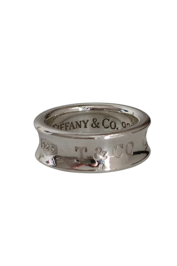 Pre-Owned TIFFANY&Co. Tiffany 925 1837 Ring, Silver, Women's Size