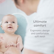 Angelcare Baby Bathtub Support Seat (Aqua), Ideal for Babies Less than 6 Months Old, 23 in Length