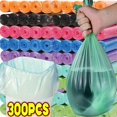 thumbnail image 2 of 60/300Pcs Household Disposable Trash Pouch Kitchen Storage Garbage Bags Cleaning Waste Bag Container Plastic Bag red 60PCS (1rolle), 2 of 6