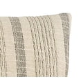thumbnail image 4 of Fennco Styles Cottage Striped Cord Woven 100% Cotton 22 x 22 Inch Throw Pillow with Case & Insert – Ivory Throw Pillow for Couch, Bedroom and Living Room Décor (22 x 22 inch, Pillow), 4 of 4