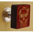 thumbnail image 2 of IBA Indianbeautifulart Boutons Gravés Rouges en Bois pour Armoire Tiroir Tiroir 10 Pcs, 2 of 3