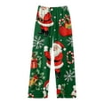 thumbnail image 6 of DHFJKG Womens Fluffy Christmas Pajamas Pants Fuzzy Cartoon Print Sleep Pants Winter Warm Pj Bottoms Loose Fit Elastic Waist Cozy Trousers, 6 of 8