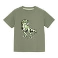 thumbnail image 1 of Minymo Short-Sleeve T-Shirt - T-Rex on Sea Spray (2 Years), 1 of 3