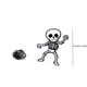 thumbnail image 2 of Mom's Best Pines de solapa esmaltados con forma de calavera para mochilas y ropa, 2 of 2