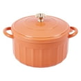 thumbnail image 1 of CHENMEI 304 Stainless Enamel Instant Noodle Bowl with Lid Double Layer Anti Scalding Binaural Design Student Dormitory Rice Bowl Portable Fast Cup, 1 of 6