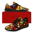 thumbnail image 3 of Uminder Womens Walking Shoes Christmas Lights Sneakers Black Shoes Size 10, 3 of 5