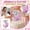 A003- Style C, variant on Number 2 Candle, Birthday Cake Candle, Decorative Beads, Pink Butterfly Decorations, Pastel Birthday Decorations, Girls Birthday Party Decorations, 4 in Tall, 1 Pc