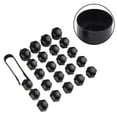 thumbnail image 5 of 24X 17Mm Black Wheel Nut Bolt Trims Studs Cover Cap for Opel for Bmw, 5 of 7