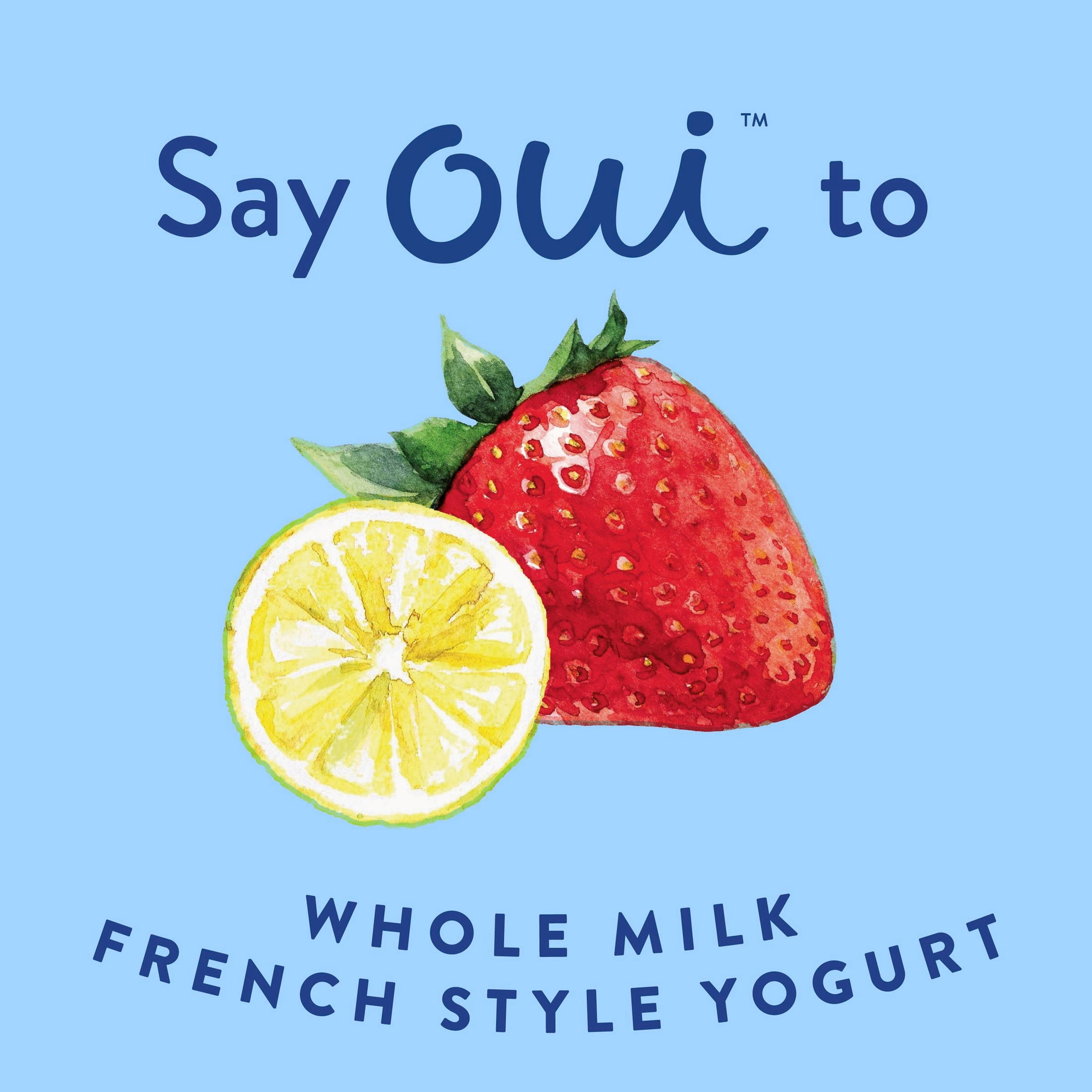 Oui by Yoplait Whole Milk French Style Yogurt, Strawberry Lemon, Special Batch, 5 oz Jar