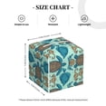 thumbnail image 4 of Lsque Turtles And Seahorses Printed Tissue Box Cover Holder, Facial Paper Organizer Dispenser,Square with Bottom Belt, PVC Leather Decorative Organizer, 4 of 8