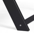 thumbnail image 5 of WestinTrends Malibu Outdoor Patio Kids HDPE Plastic Picnic Bench Table, Black, 5 of 5
