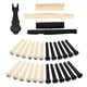 thumbnail image 2 of Kit de accesorios de guitarra folk acústica que incluye pines de puente + tuercas de guitarra + púas Abanopi Pasadores de hilo, 2 of 7