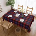 thumbnail image 2 of Rectangle Table Cloth, Scottish Clan Brown Modern Tartan Plaid Resistant Washable Tablecloth Decorative Table Cover for Dining, Indoor and Outdoor, 2 of 6