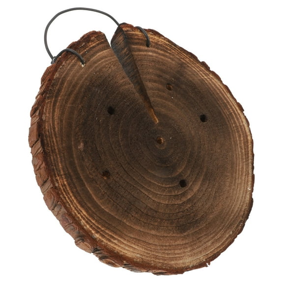 Supvox Wood Hanging Planter for Home with Rustic Farmhouse Decor and Easy Wall Mount Installation