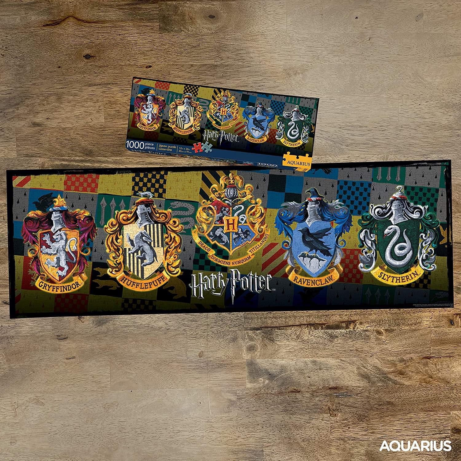 Aquarius - Harry Potter - Crests Slim - 1000 Piece Jigsaw Puzzle