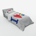 thumbnail image 3 of Ambesonne Rainbow Bedding Set 4 Pcs, I Heart Pride Art, Queen, Multicolor, 3 of 3