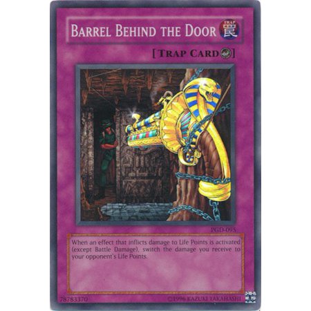 Yugioh Pharaonic Guardian Barrel Behind The Door Pgd 095