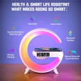 thumbnail image 3 of Bluetooth Speaker Wireless Charger Pad Stand Home Stereo Loudspeaker Subwoofer RGB Night Light Lamp Fast Charging Station Dock, 3 of 5