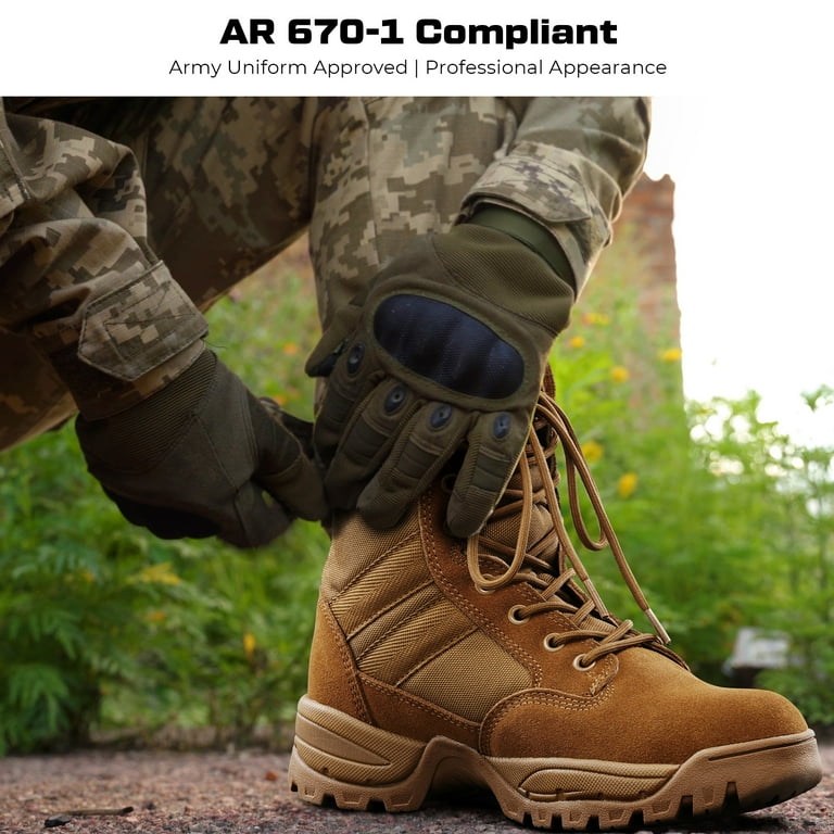 Maelstrom Military Tactical Work Boots, Size 12M, AR 670-1