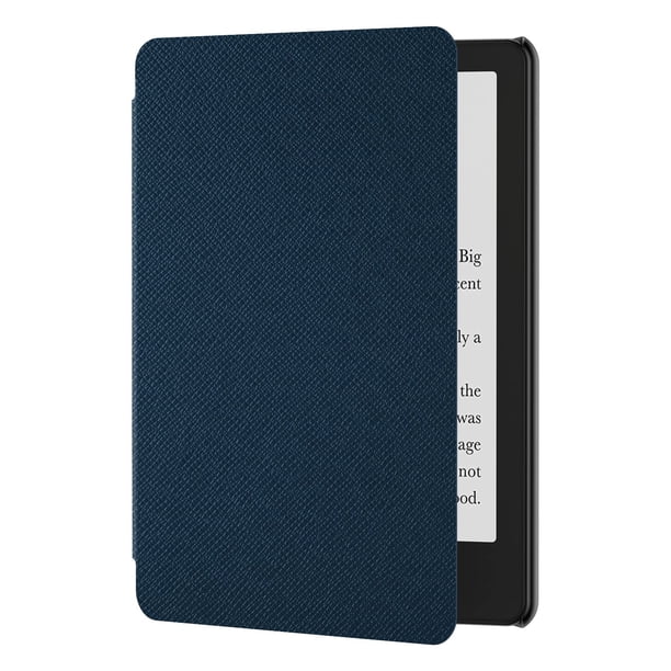 Ayotu Funda Para Kindle Paperwhite De 6,8"" 11.ª Generación 2021 Y Kindle Paperwhite Signature Edition Funda De Piel Sintética Con Encendido Y Apagado Automático Solo Para Kindle Paperwhite 2021 Azul