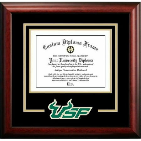 Campus Images FL989SD-1411 11 x 14 in. South Florida Bulls Spirit Diploma Satin Mahogany