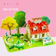 thumbnail image 1 of Children‘s 3d Stall Stereo Jigsaw Puzzle DIY Handmade House Car Model Assembled Toys Early Education Building Blocks, 1 of 7